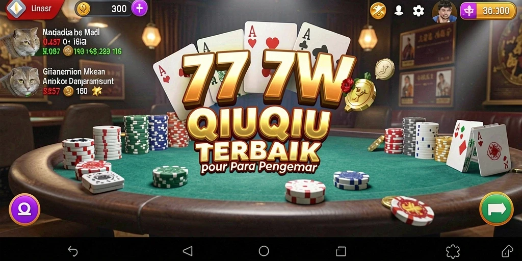 Tampilan gameplay QiuQiu yang mendebarkan di 7777W.