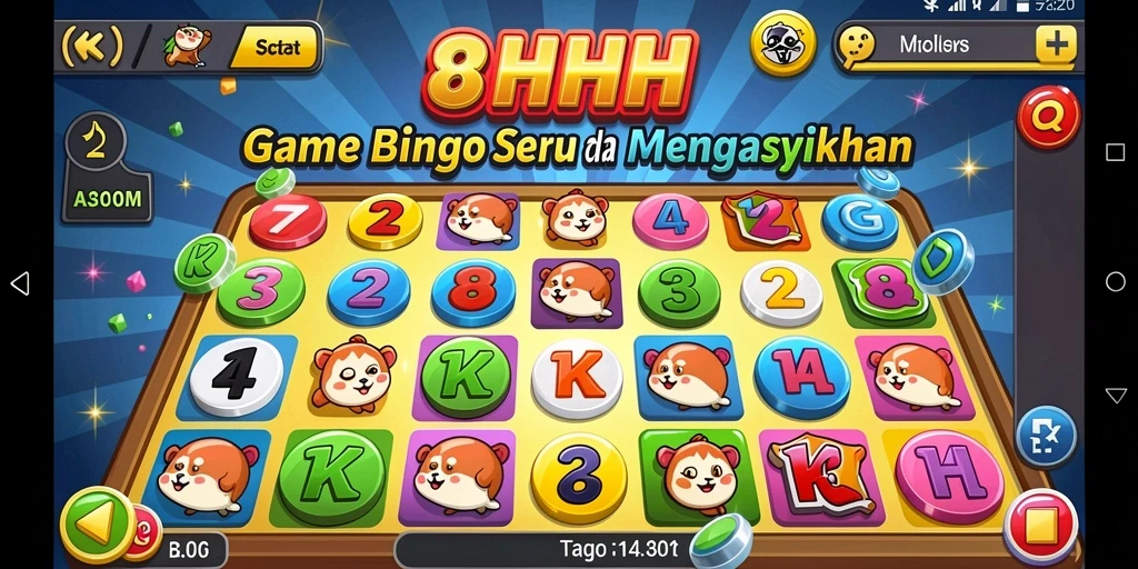 Tampilan gameplay Bingo yang seru dalam 8HHH