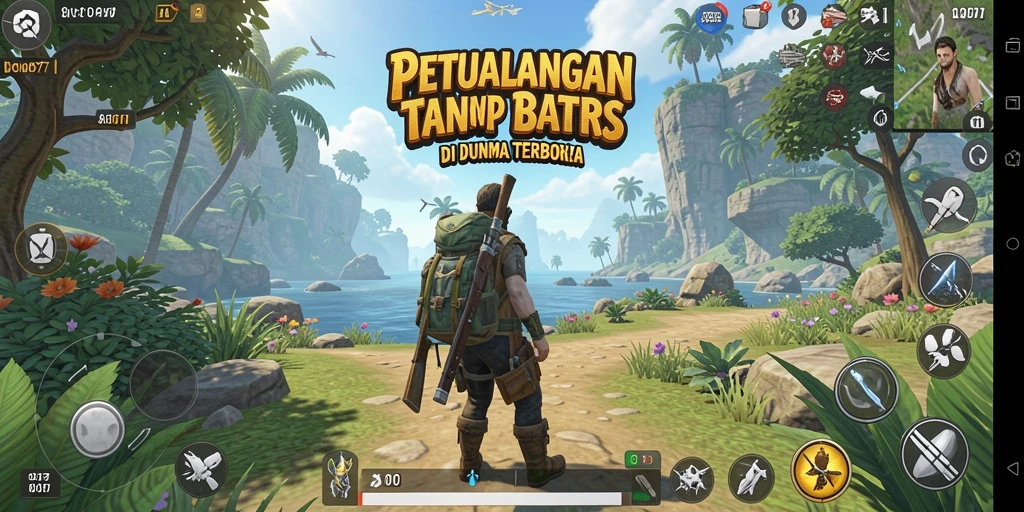 Gameplay C0077 yang menakjubkan di dunia terbuka.