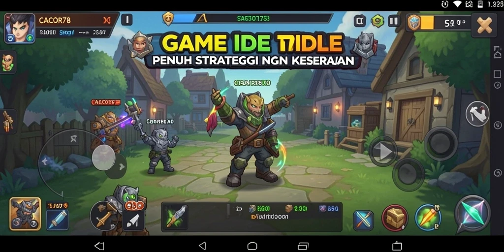 Screenshot gameplay CACOR78 menampilkan momen seru dalam game Idle.