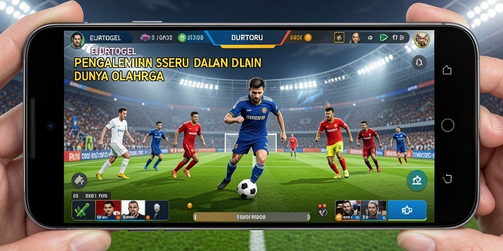 Screenshot utama EUROTOGEL menampilkan antarmuka intuitif untuk taruhan olahraga.