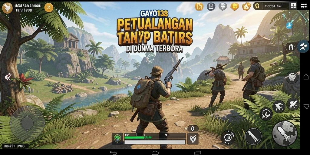 Screenshot GAYO138 menampilkan gameplay eksplorasi Open World yang mengesankan.