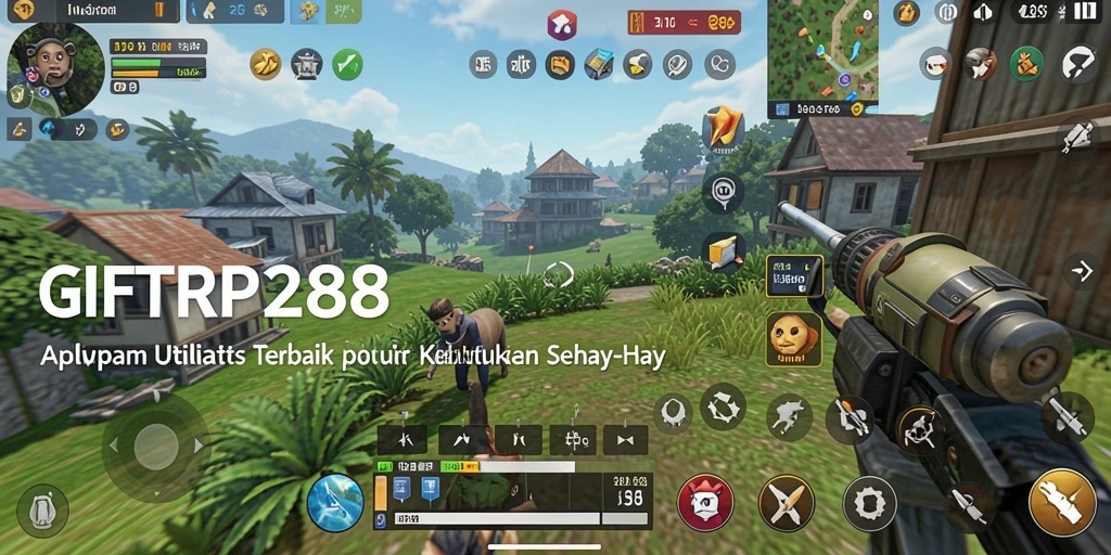 Tampilan antarmuka GIFTRP288 yang bersih dan fungsional.