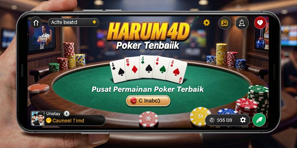 Screenshot gameplay Poker yang menarik dan menyenangkan di HARUM4D.