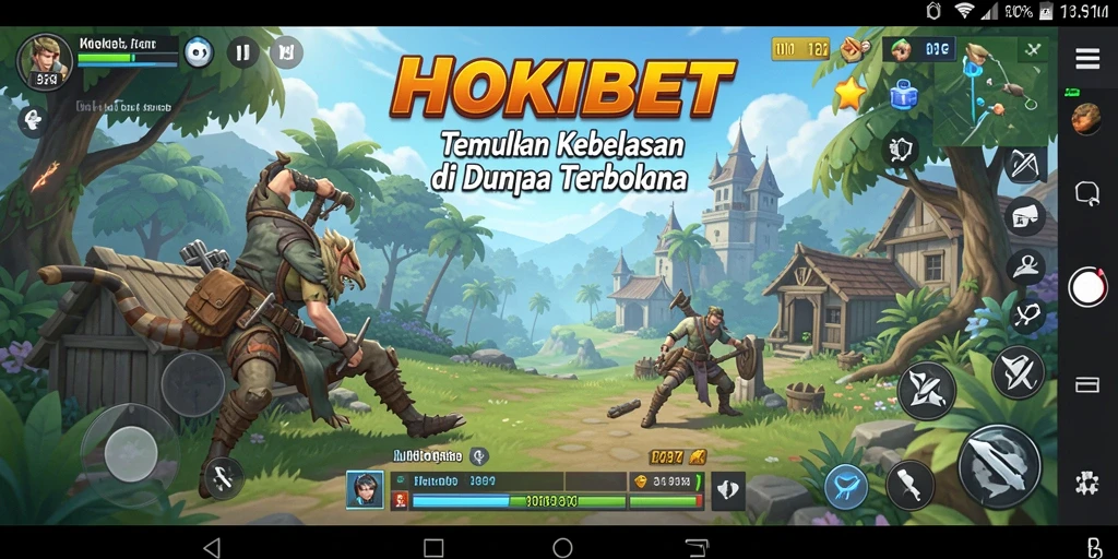 Tampilan gameplay HOKIBET yang mengagumkan di dunia terbuka.