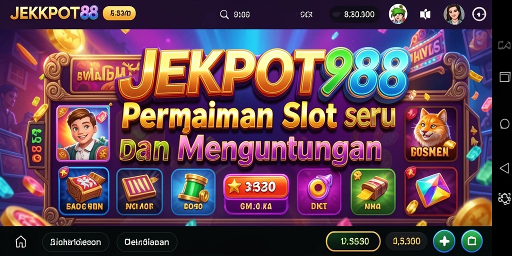 Tangkapan layar utama <strong>JEKPOT88</strong> menampilkan gameplay Slot yang mendebarkan.