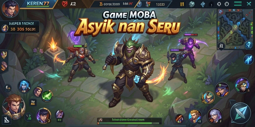 Tampilan gameplay seru di KEREN77 dengan aksi mendebarkan.