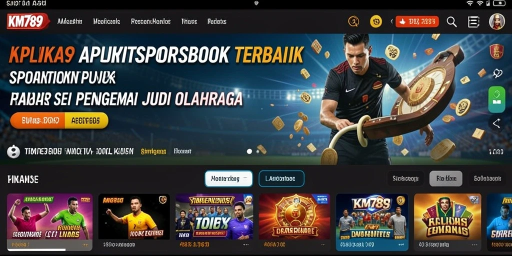 Tampilan gameplay menarik dari aplikasi Sportsbook KM789.