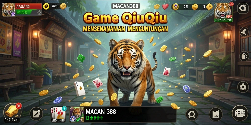 Tampilan gameplay seru dalam MACAN388 QiuQiu.