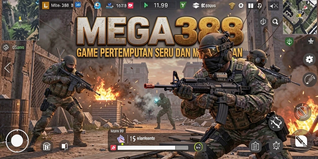 Gameplay intens MEGA388 yang akan memikat pemain FPS.