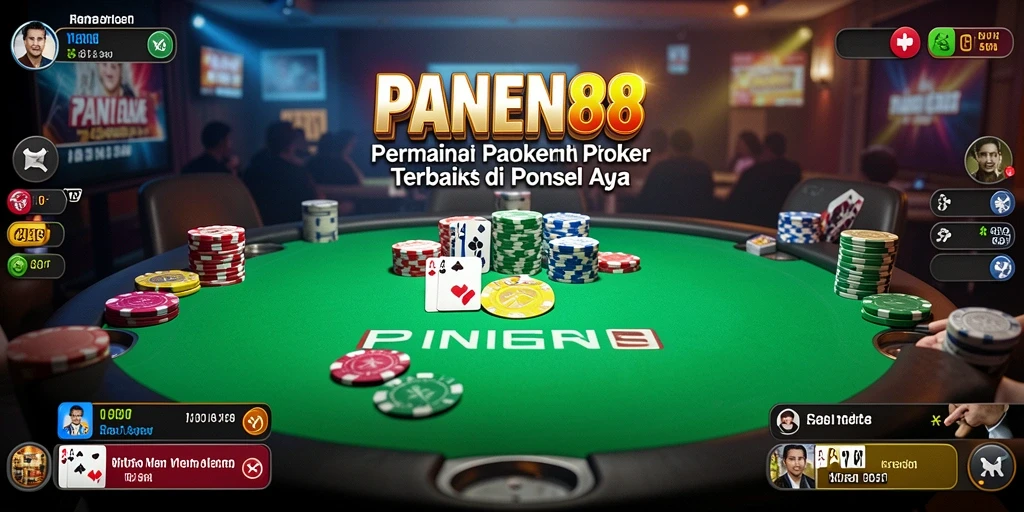 Screenshot gameplay PANEN88 menampilkan suasana seru Poker.