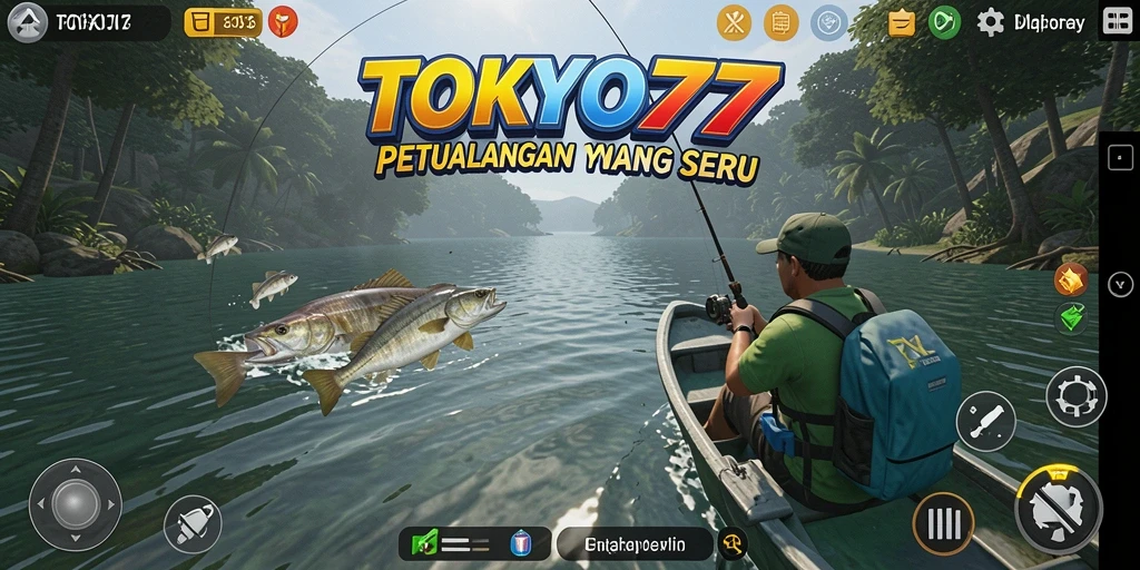 Tangkapan ikan besar dalam gameplay terbaik TOKYO77.