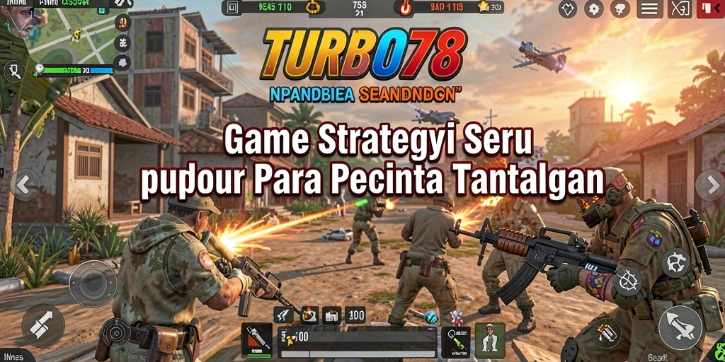 TURBO78 menampilkan momen mendebarkan dari gameplay strategi.