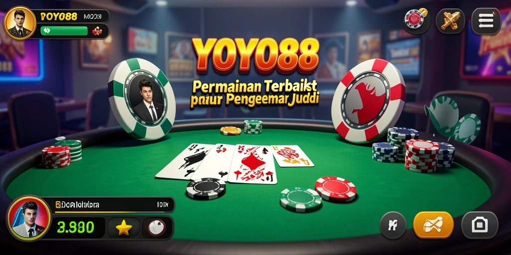 Menampilkan gameplay seru Poker di YOYO88